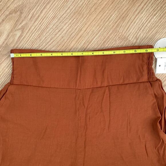 Nanette Lepore Orange Coordinate Top Wide Leg Crop Pant Set Size M NWT - Picture 13 of 16